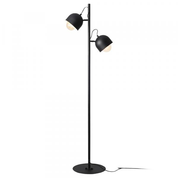 SELSEY Lampa podłogowa Fiene 161 cm czarna