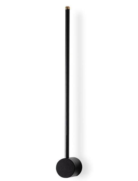 SELSEY Lampa ścienna Walriefle 62 cm czarna