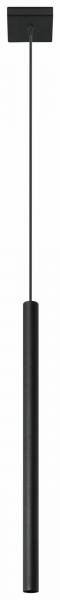 SELSEY Lampa wisząca Lagga 8x8 cm x1 czarna