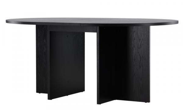 SELSEY Stół rozkładany Strada 120-170x120 dąb czarny fornir