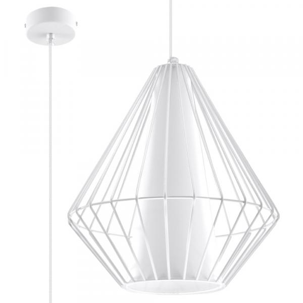 SELSEY Lampa wisząca Cuddes biała