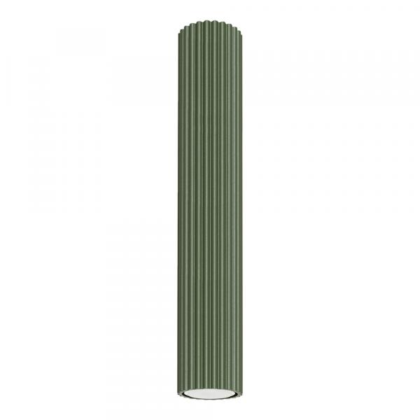 SELSEY Plafon Karbon 40 cm zielony oliwkowy