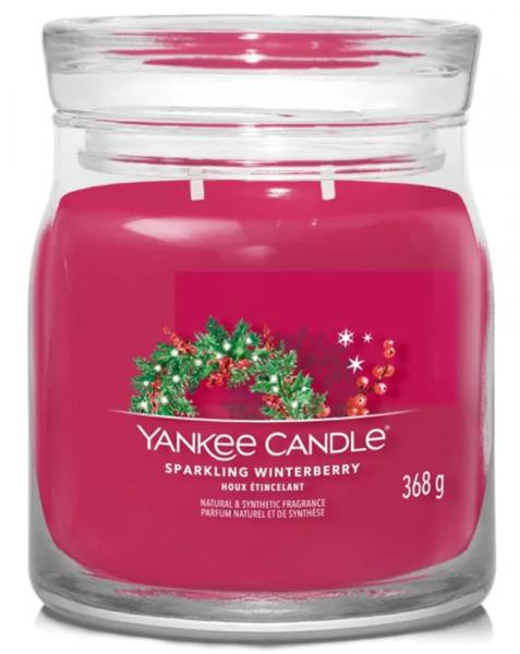 SELSEY Świeca zapachowa Yankee Candle Sparkling Winterberry 368 g