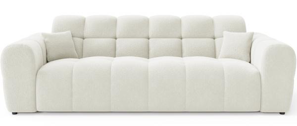 SELSEY Sofa trzyosobowa Monti kremowa szenil