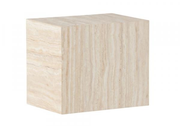 SELSEY Stolik boczny York 35x25 cm trawertyn