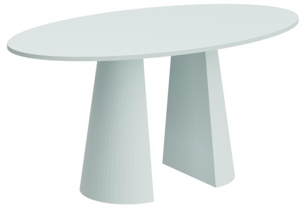 SELSEY Stół do jadalni Signize 160x89 cm miętowy mat