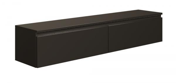 SELSEY Szafka RTV Bemmi wisząca 150 cm czarny