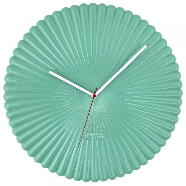 SELSEY Zegar ścienny Mousse 40 cm zielony