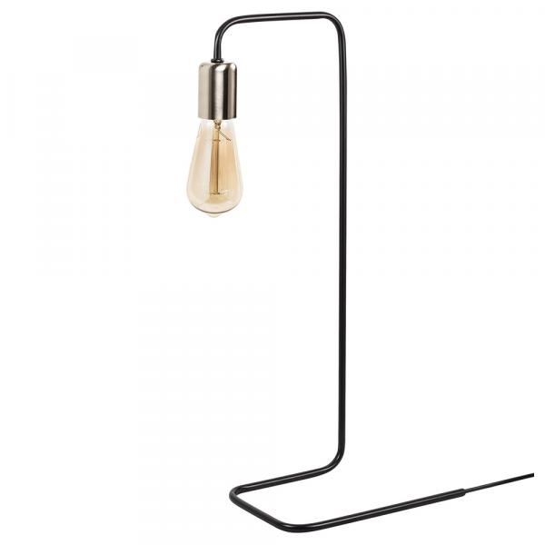 SELSEY Lampa stołowa Nondity minimalistyczna 55 cm nikiel