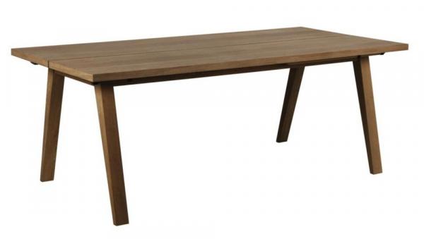 SELSEY Stół do jadalni Zdenci 200x95 cm fornirowany dąb palony