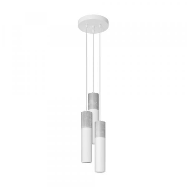 SELSEY Lampa wisząca Borgio 3P biała