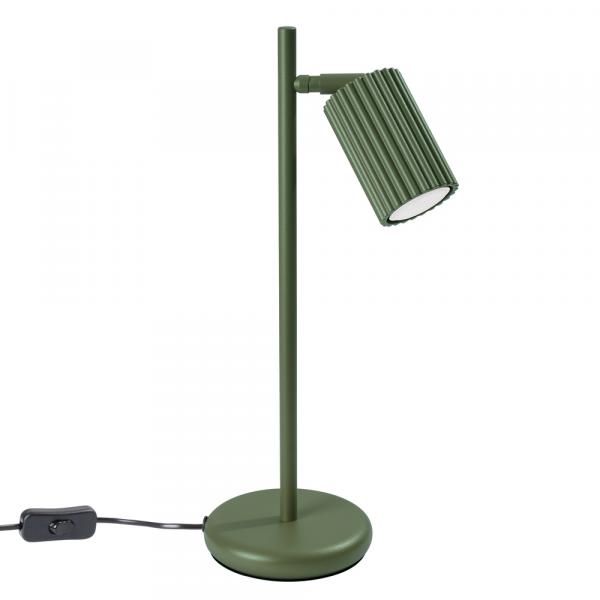 SELSEY Lampa stołowa Karbon zielona