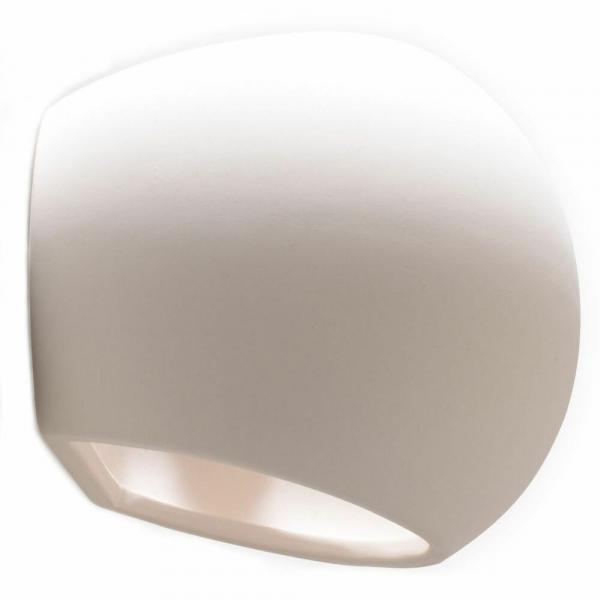 SELSEY Kinkiet Debesis ceramiczny biały