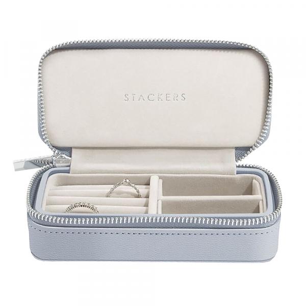 SELSEY Organizer na biżuterię Pebble Medium Travel Jewellery Box lawendowy