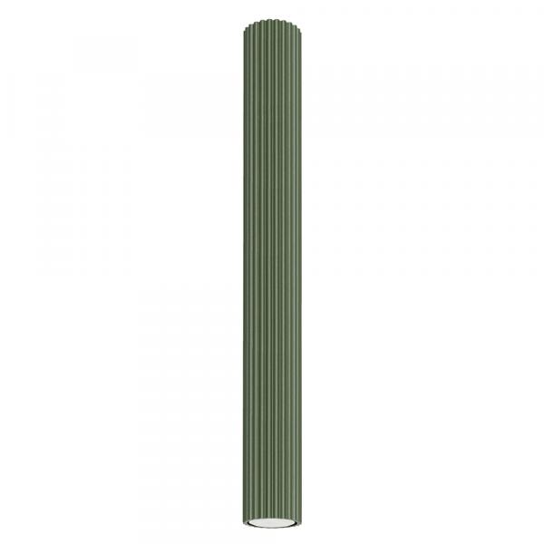SELSEY Plafon Karbon 60 cm zielony oliwkowy