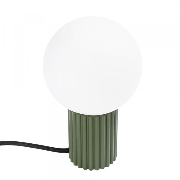 SELSEY Lampa stołowa Halo zielona oliwka
