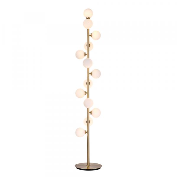 SELSEY Lampa podłogowa Silvania 165 cm złota