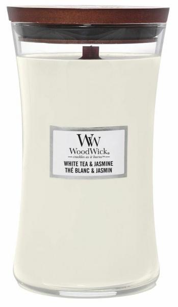 SELSEY Świeca zapachowa Woodwick White Tea & Jasmine 610 g