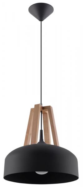 SELSEY Lampa wisząca Mariflees średnica 30 cm czarna