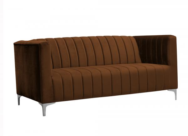 SELSEY Sofa dwuosobowa Paramaribo miedziany welur