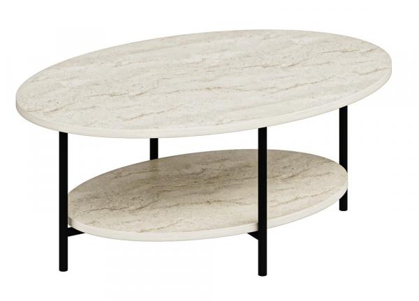 SELSEY Stolik kawowy Sviled 90x60 cm trawertyn