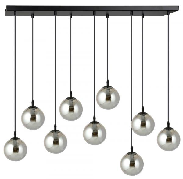 SELSEY Lampa wisząca Fregene grafitowa x9