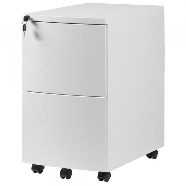 SELSEY Kontenerek metalowy pod biurko RPH-02 biały