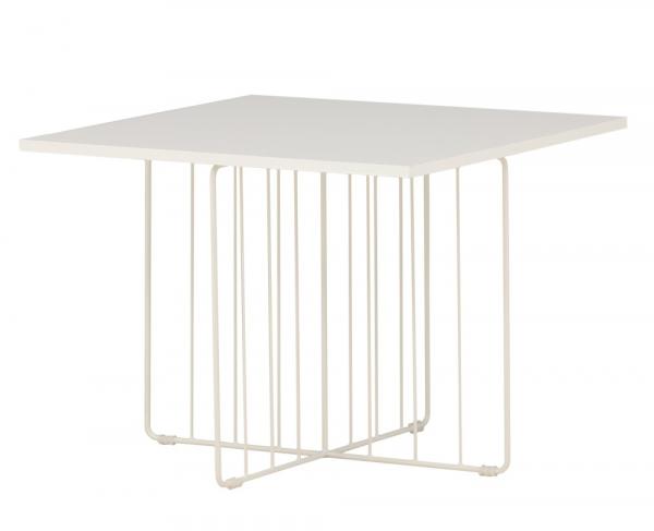SELSEY Ława nowoczesna Recrosits 60x60 cm biała