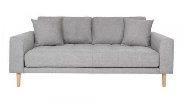 SELSEY Sofa Dagmarri 180 cm jasnoszara