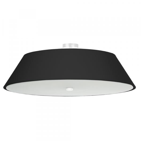 SELSEY Plafon Vega 70 cm czarny
