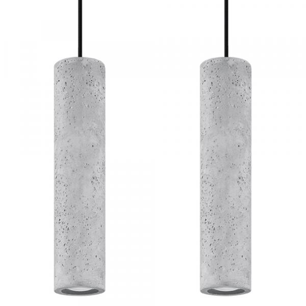 SELSEY Lampa wisząca Luvo 2 beton