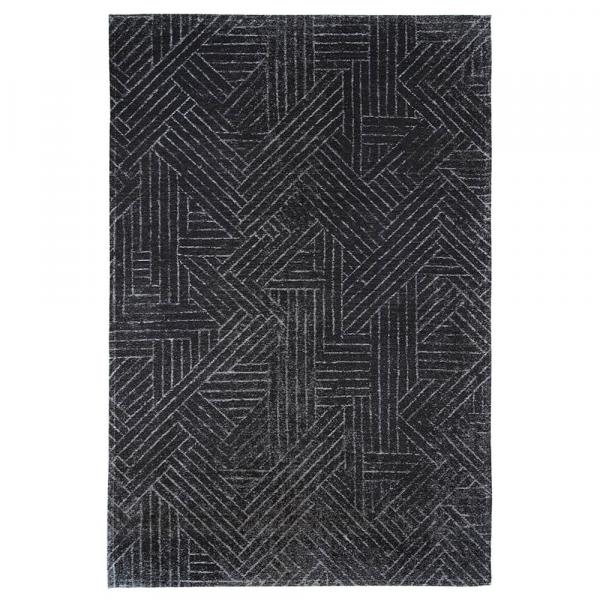 SELSEY Dywan łatwoczyszczący Carthamus ciemnoszary 160x230 cm