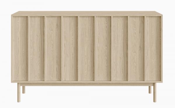 SELSEY Komoda trzydrzwiowa Neksto 150 cm Dąb olejowany