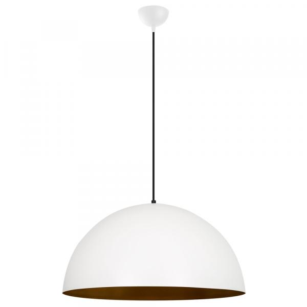 SELSEY Lampa sufitowa Rientaki średnica 60 cm biała