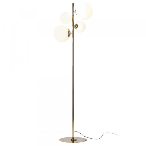 SELSEY Lampa podłogowa Mauric 161 cm złota