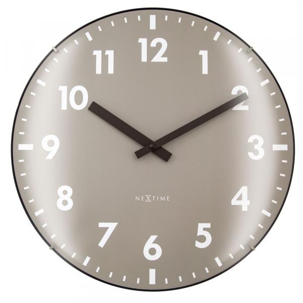 SELSEY Zegar ścienny Duomo 35 cm khaki