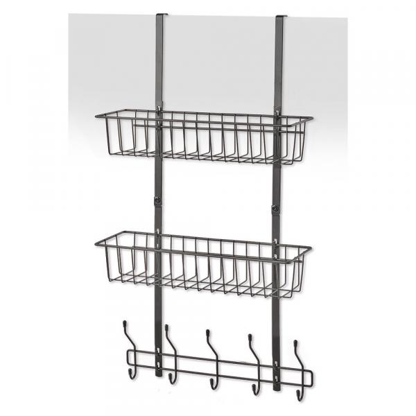 SELSEY Organizer na drzwi Mevian metalowy
