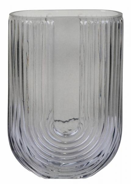 SELSEY Wazon Velas 19 cm szkło dymione