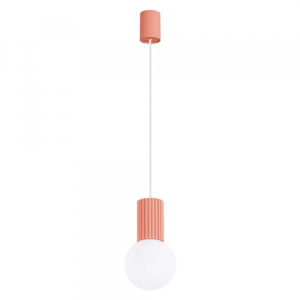SELSEY Lampa wisząca Halo 1 brzoskwiniowa