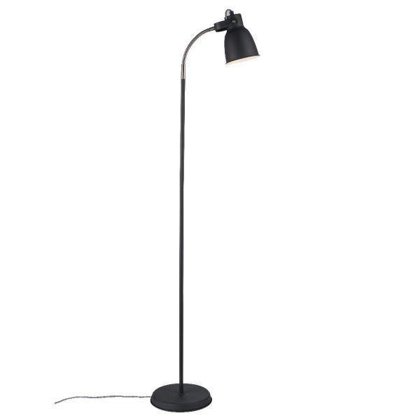 SELSEY Lampa podłogowa Adrian 151 cm czarna industrialna