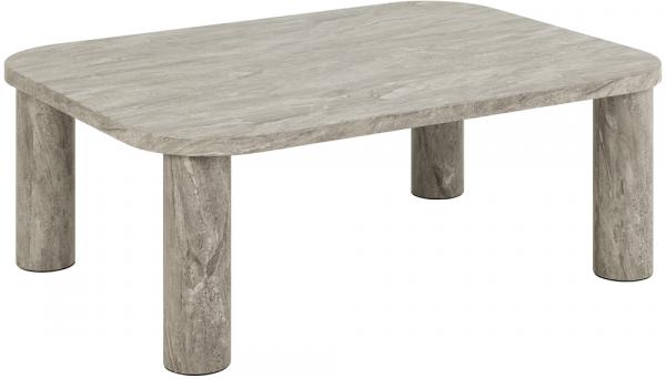 SELSEY Stolik kawowy Sorisel 100x75 cm szary marmur