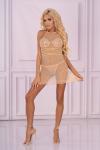 Zmysłowa Koszulka Damska Vannas LC 90609 Est Belle Beige Beżowy Collection LivCo Corsetti Fashion