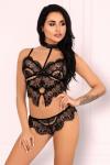 Zmysłowy komplet Mayenan LC 90527 Black Czarny LivCo Corsetti Fashion