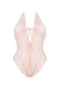 Body Lannuit Peach Emporio Pink Różowy Collection LivCo Corsetti Fashion