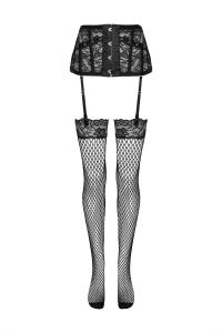 Pas do ponczoch Jelly Black Czarny LivCo Corsetti Fashion