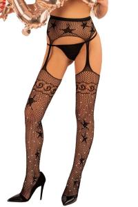 Pończochy Grarddis LC XG042 Black Czarny LivCo Corsetti Fashion