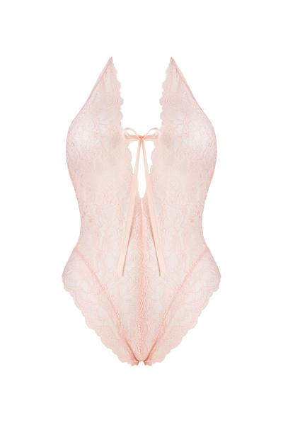 Body Lannuit Peach Emporio Pink Różowy Collection LivCo Corsetti Fashion