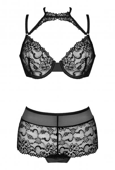 Komplet Linera For The Senses Collection czarny/black LivCo Corsetti Fashion