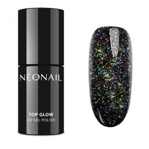 Do -85% taniej | Top hybrydowy 7,2 ml Top Glow Multicolor Holo