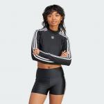 3-Stripes Cropped Long-Sleeve Top